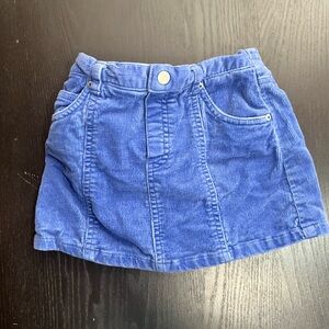 The Children's Place Blue Corduroy Mini Skirt